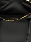 Comme Des Garçons Schwarze Kalbsleder-Handtasche