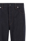 Stone Island Blaue Jeans aus Baumwolle im geraden Schnitt