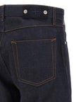 Stone Island Blaue Jeans aus Baumwolle im geraden Schnitt