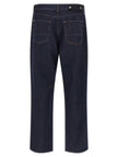 Stone Island Blaue Jeans aus Baumwolle im geraden Schnitt