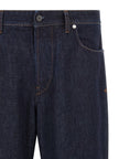 Stone Island Blaue Jeans aus Baumwolle im geraden Schnitt