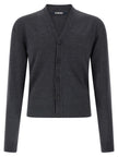 Jacquemus Grauer Cardigan aus Merinowolle