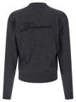 Jacquemus Grauer Cardigan aus Merinowolle