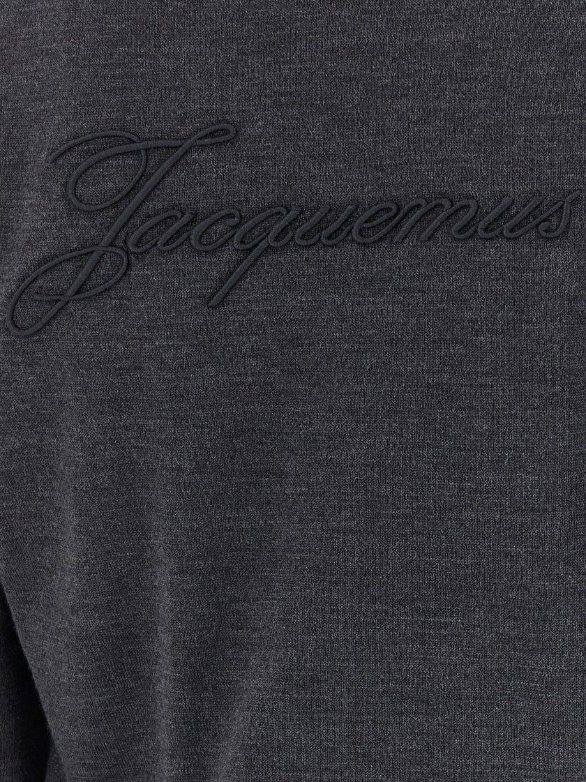 Jacquemus Grauer Cardigan aus Merinowolle