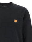 Maison Kitsuné Schwarzer Baumwoll-Sweatshirt