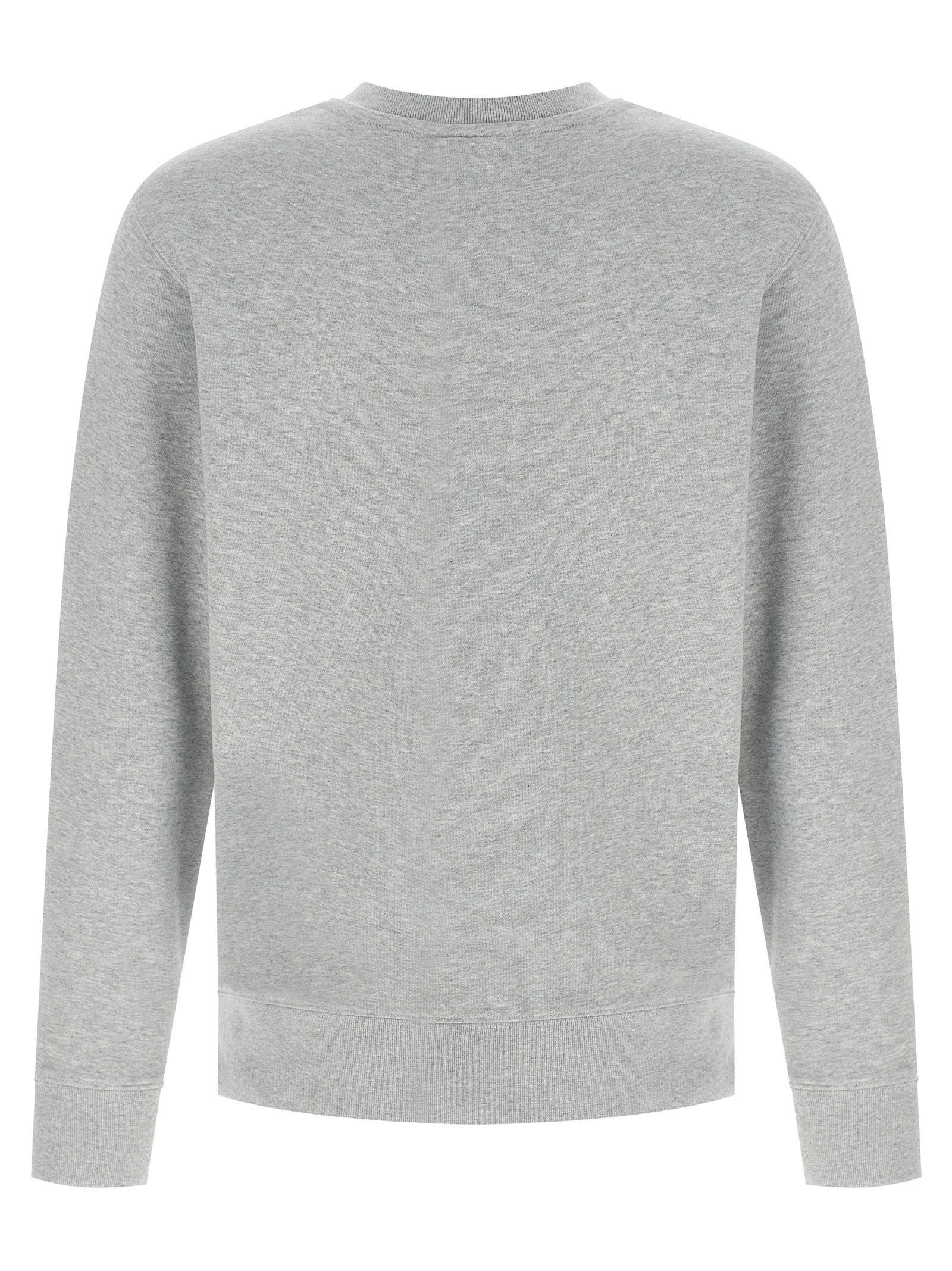 Maison Kitsuné Grauer Baumwollpullover