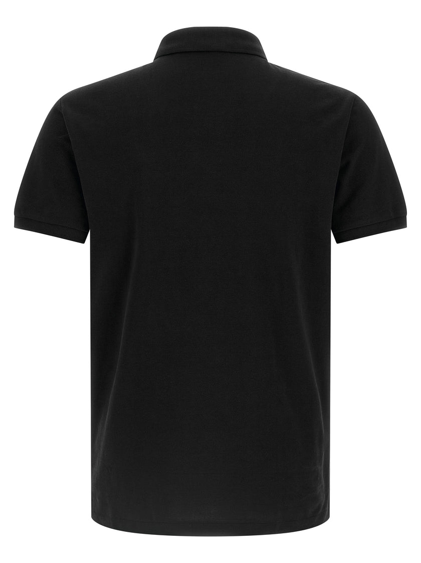 Polo Ralph Lauren Schwarzes Baumwoll-Poloshirt