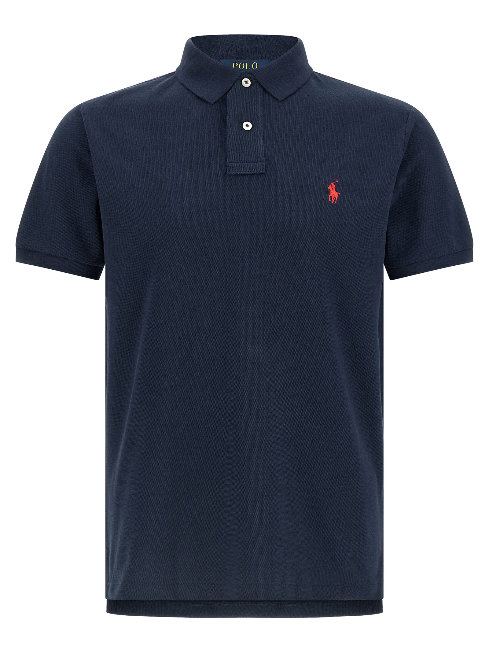 Polo Ralph Lauren Blaues Baumwoll-Polohemd