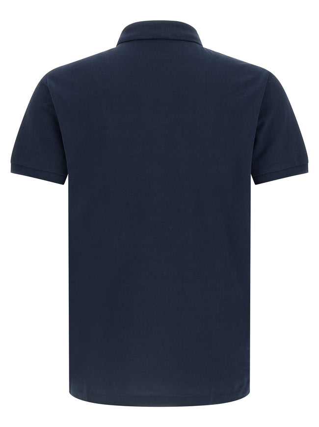 Polo Ralph Lauren Blaues Baumwoll-Polohemd