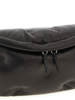 Maison Margiela Schwarze Lammleder Umhängetasche