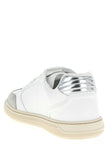 Versace Weiße Kalbsleder Low-Top-Sneaker