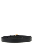 Versace Schwarzer Kalbsleder Gürtel Regular