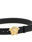 Versace Schwarzer Kalbsleder Gürtel Regular