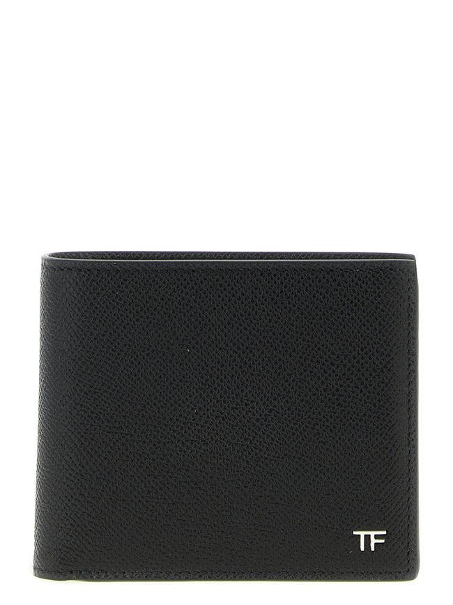 Tom Ford Schwarzes Kalbsleder Portemonnaie