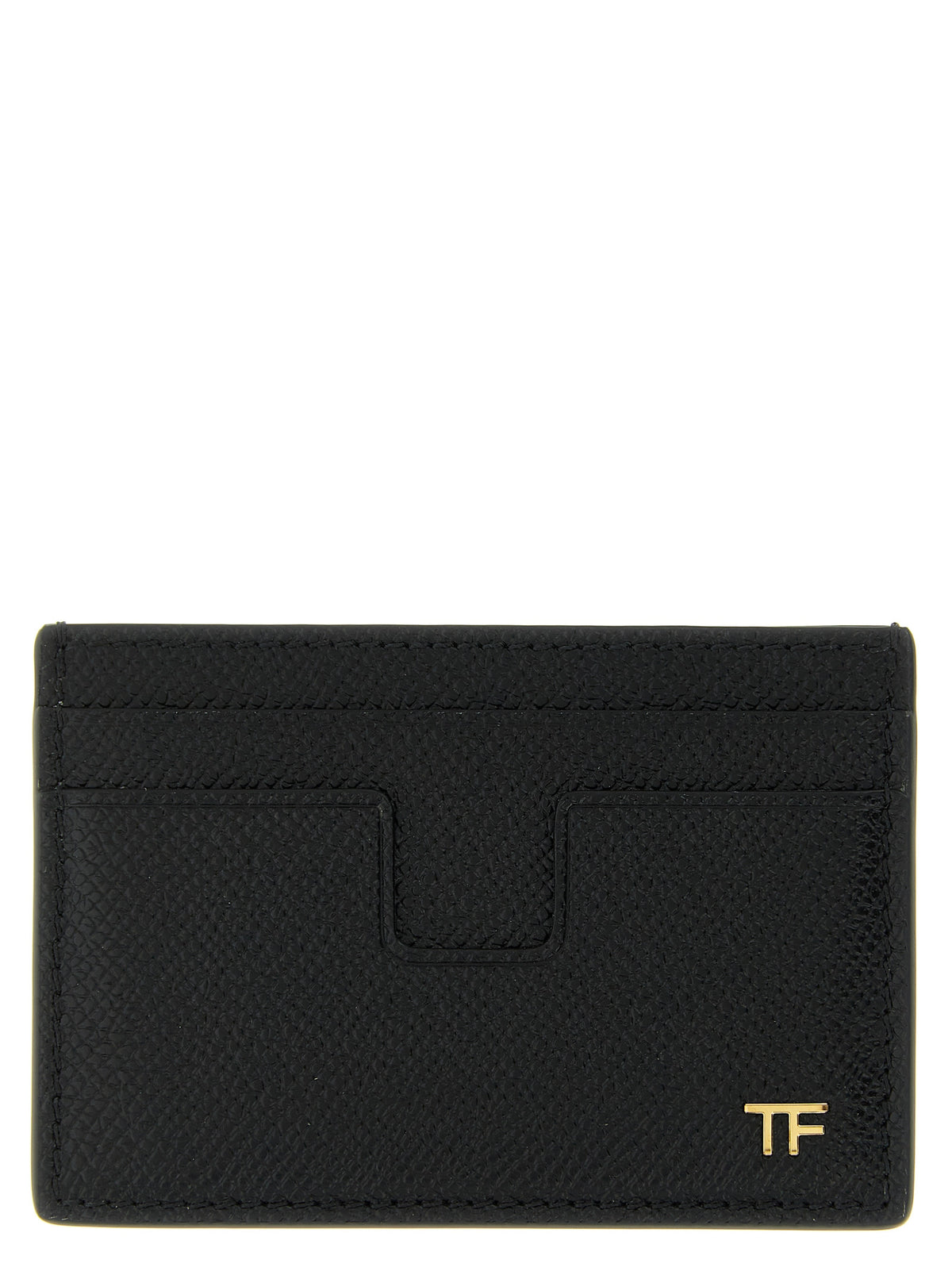 Tom Ford Black Calf Leather Cardholder