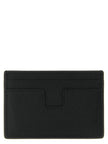 Tom Ford Schwarzer Kalbsleder-Kartenetui