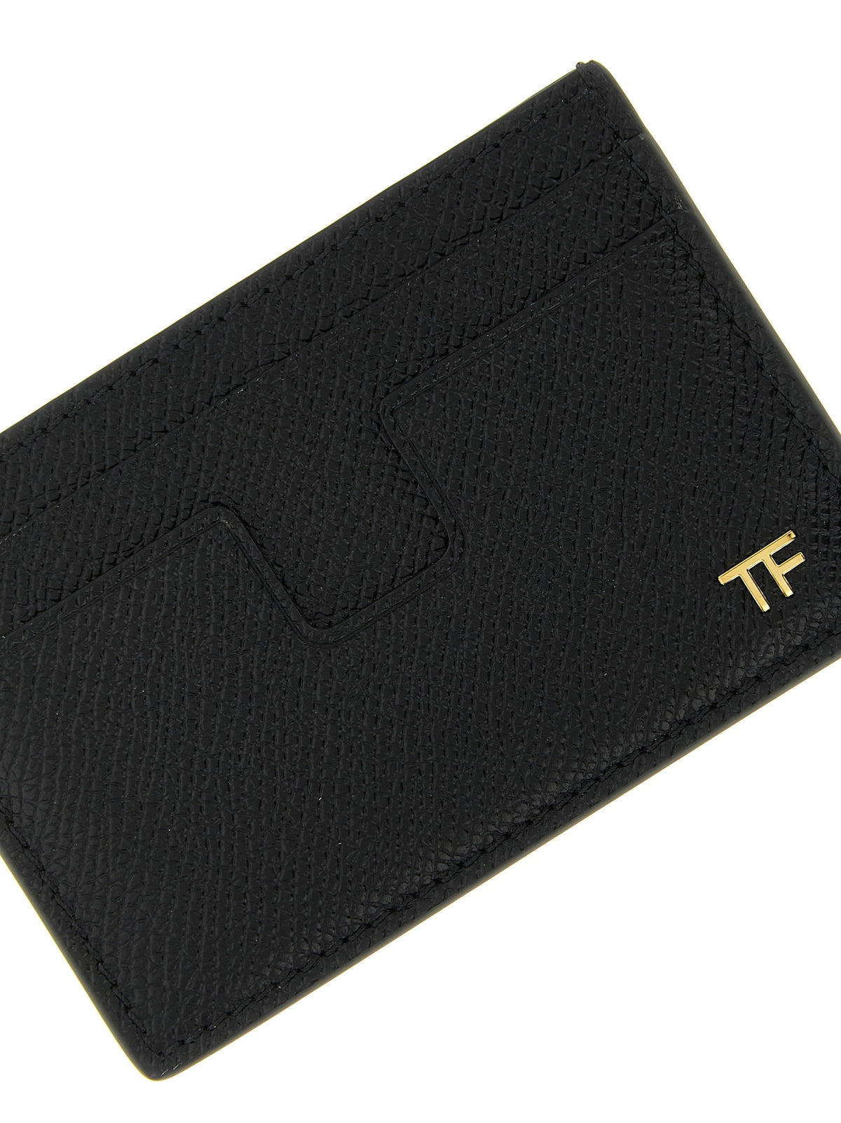 Tom Ford Black Calf Leather Cardholder