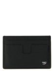 Tom Ford Schwarzer Kalbsleder-Kartenetui