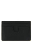 Tom Ford Schwarzer Kalbsleder-Kartenetui