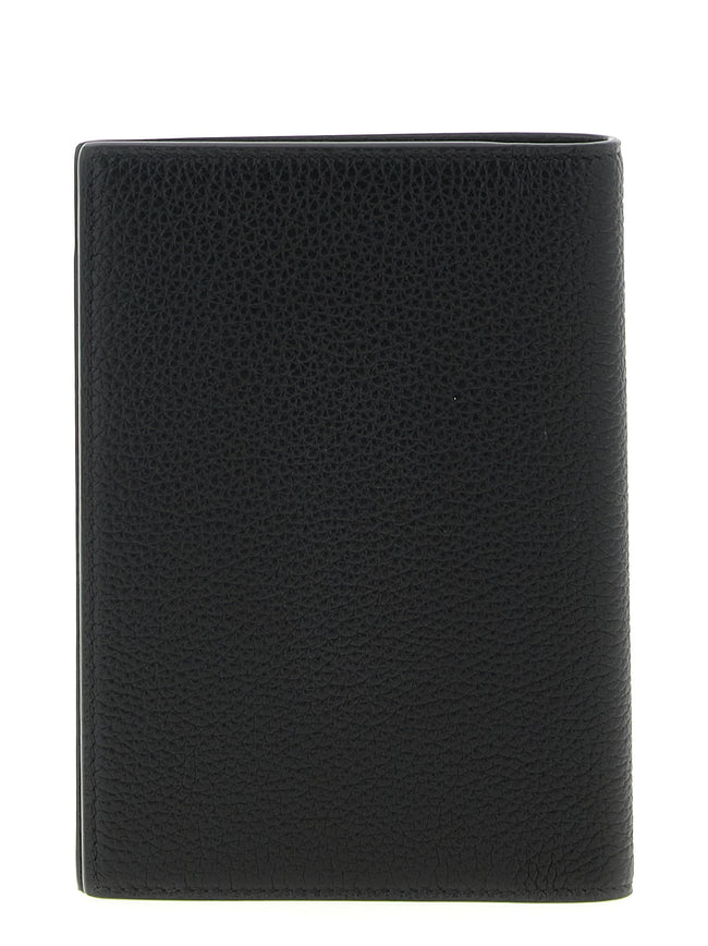 Tom Ford Schwarzes Kalbsleder Portemonnaie