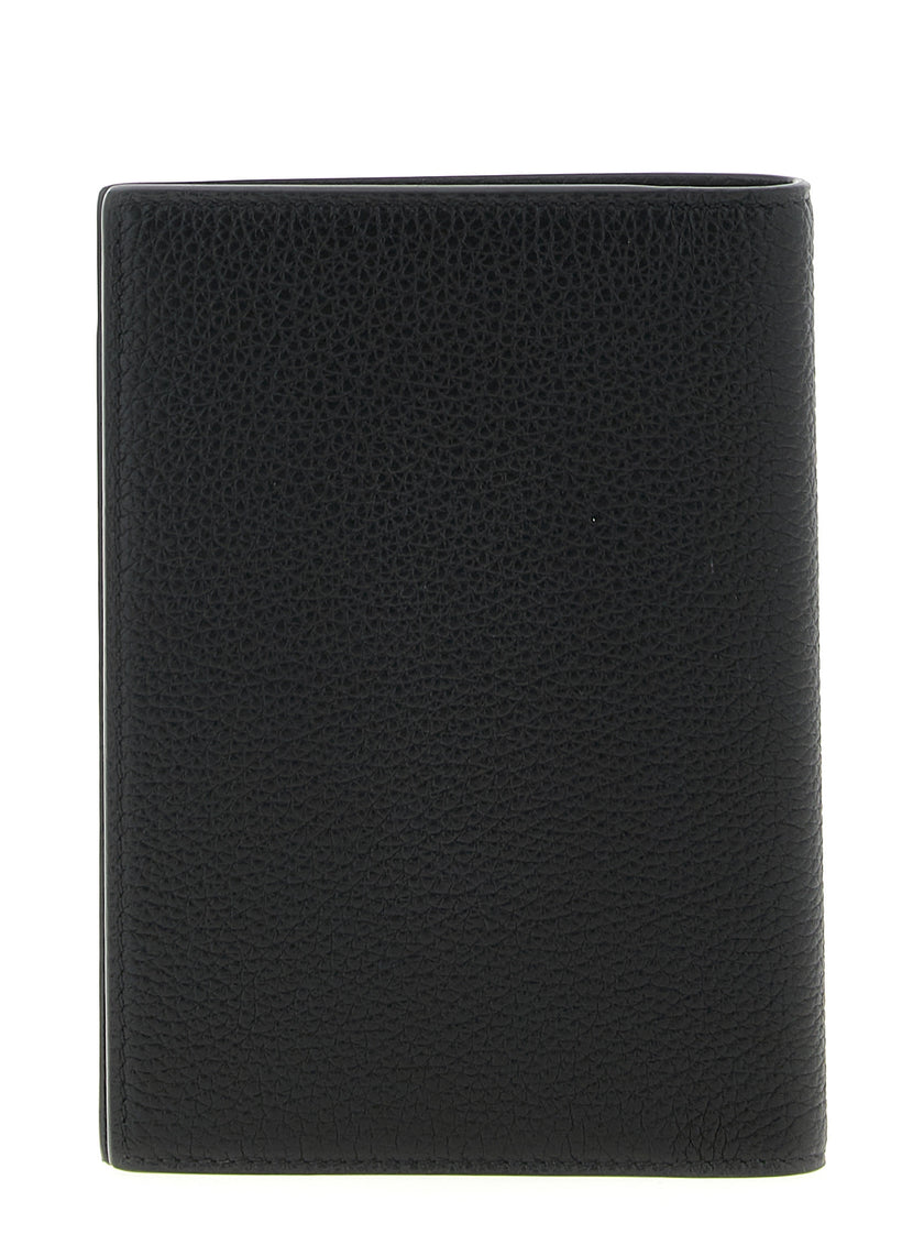 Tom Ford Schwarzes Kalbsleder Portemonnaie