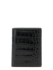 Tom Ford Schwarzer Kalbsleder-Kartenetui