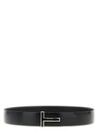 Tom Ford Schwarzer Kalbsleder Gürtel Regular