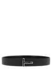 Tom Ford Schwarzer Kalbsleder Gürtel Regular