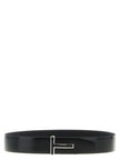 Tom Ford Schwarzer Kalbsleder Gürtel Regular