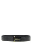 Tom Ford Schwarzer Kalbsleder Gürtel Regular