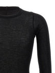 Rick Owens Schwarzes T-Shirt aus Viskose