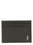 Saint Laurent Braun Kalbsleder Kartenetui