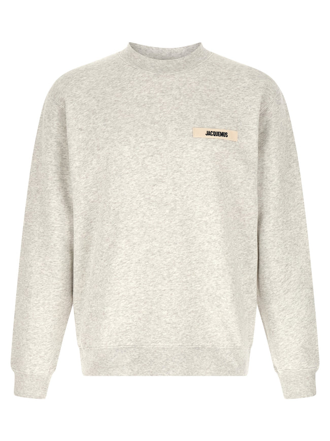 Jacquemus Grauer Baumwollpullover