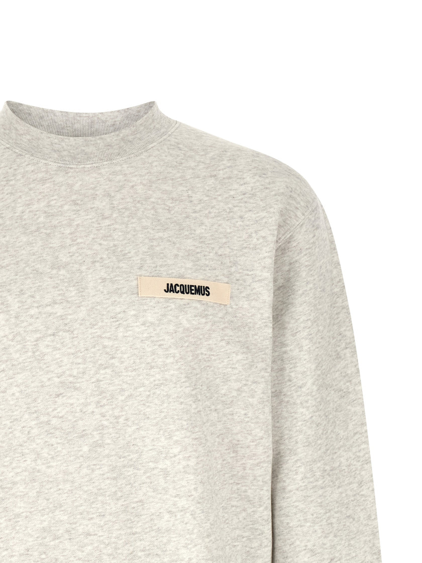 Jacquemus Grauer Baumwollpullover