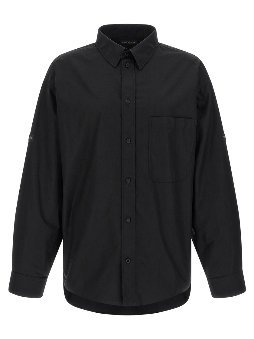 Balenciaga Schwarze Baumwollbluse