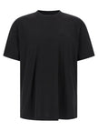 Y-3 Schwarzes Baumwoll-T-Shirt