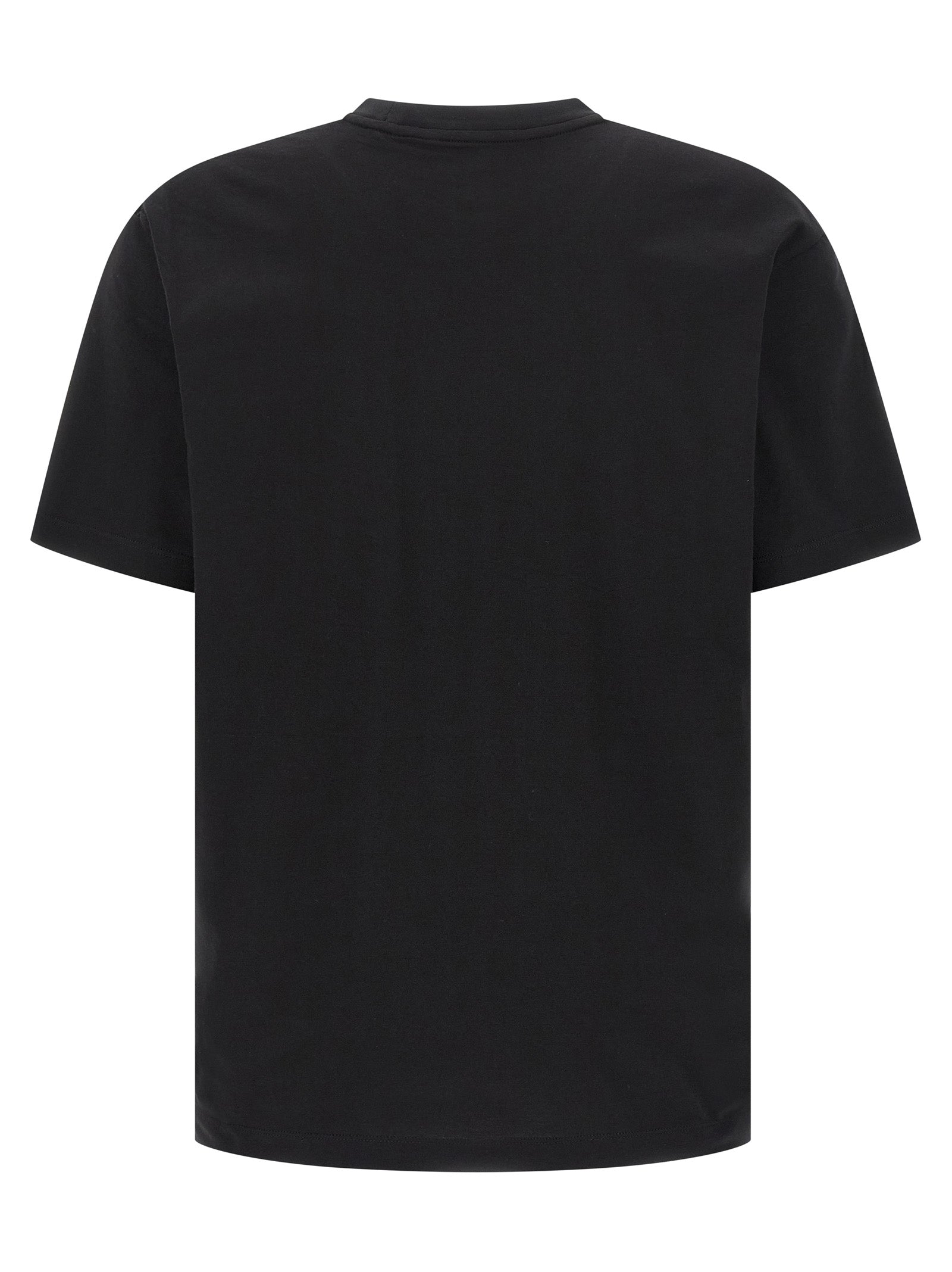 Y-3 Schwarzes Baumwoll-T-Shirt