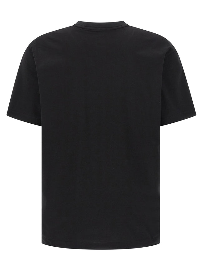 Y-3 Schwarzes Baumwoll-T-Shirt