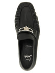Christian Louboutin Schwarze Loafer aus Kalbsleder zum Hineinschlüpfen