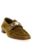 Christian Louboutin Braune Kalbsleder-Slipper