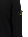 Stone Island Schwarzes Baumwoll-Poloshirt