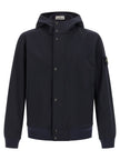 Stone Island Blaue Polyesterkleidung