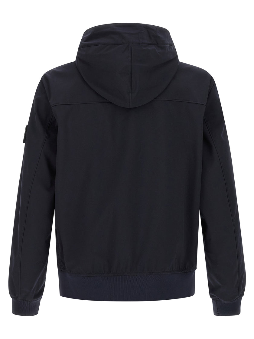 Stone Island Blaue Polyesterkleidung