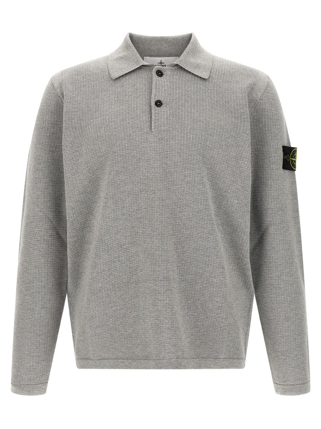 Stone Island Graues Baumwoll-Sweatshirt