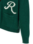 Polo Ralph Lauren Zweifarbige Leinenstrickjacke