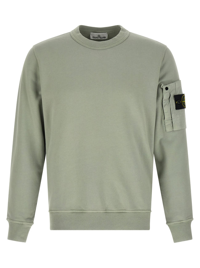 Stone Island Zweifarbiger Baumwollpullover