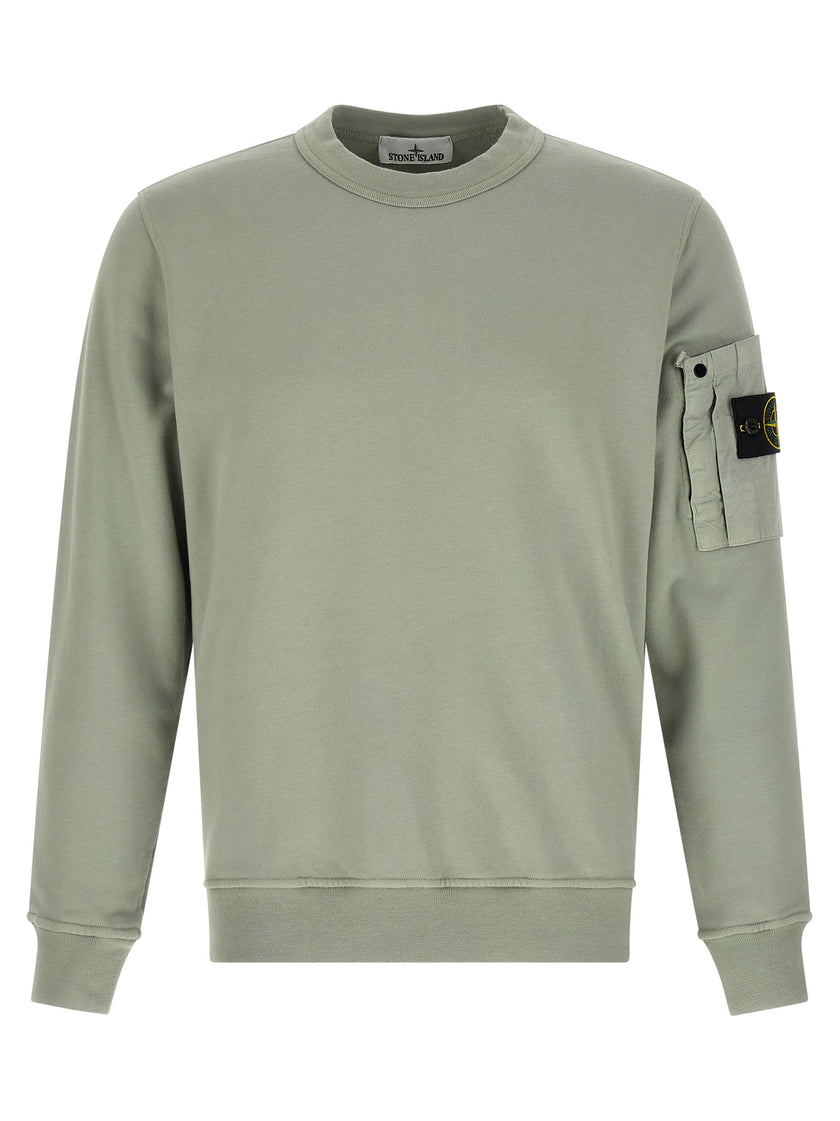 Stone Island Zweifarbiger Baumwollpullover