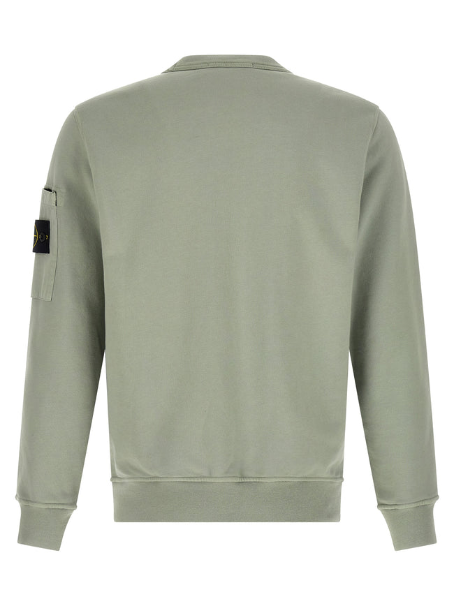 Stone Island Zweifarbiger Baumwollpullover