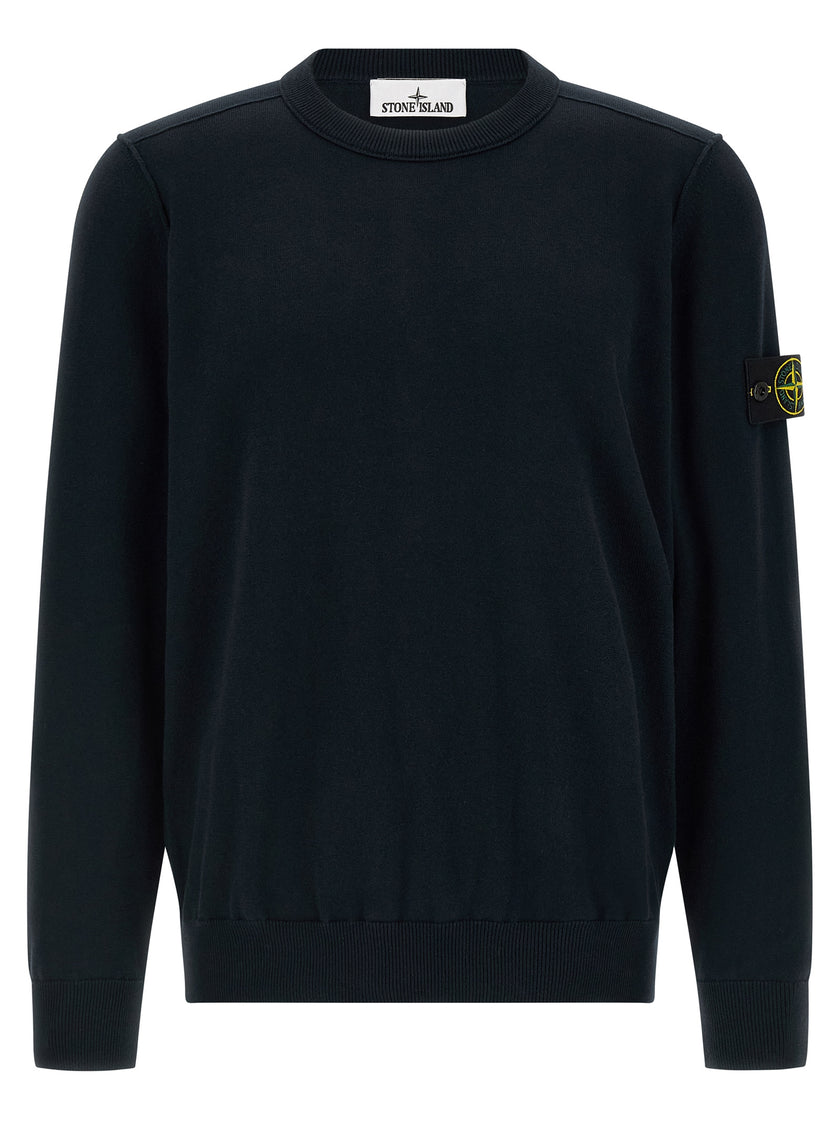 Stone Island Blauer Baumwollcardigan