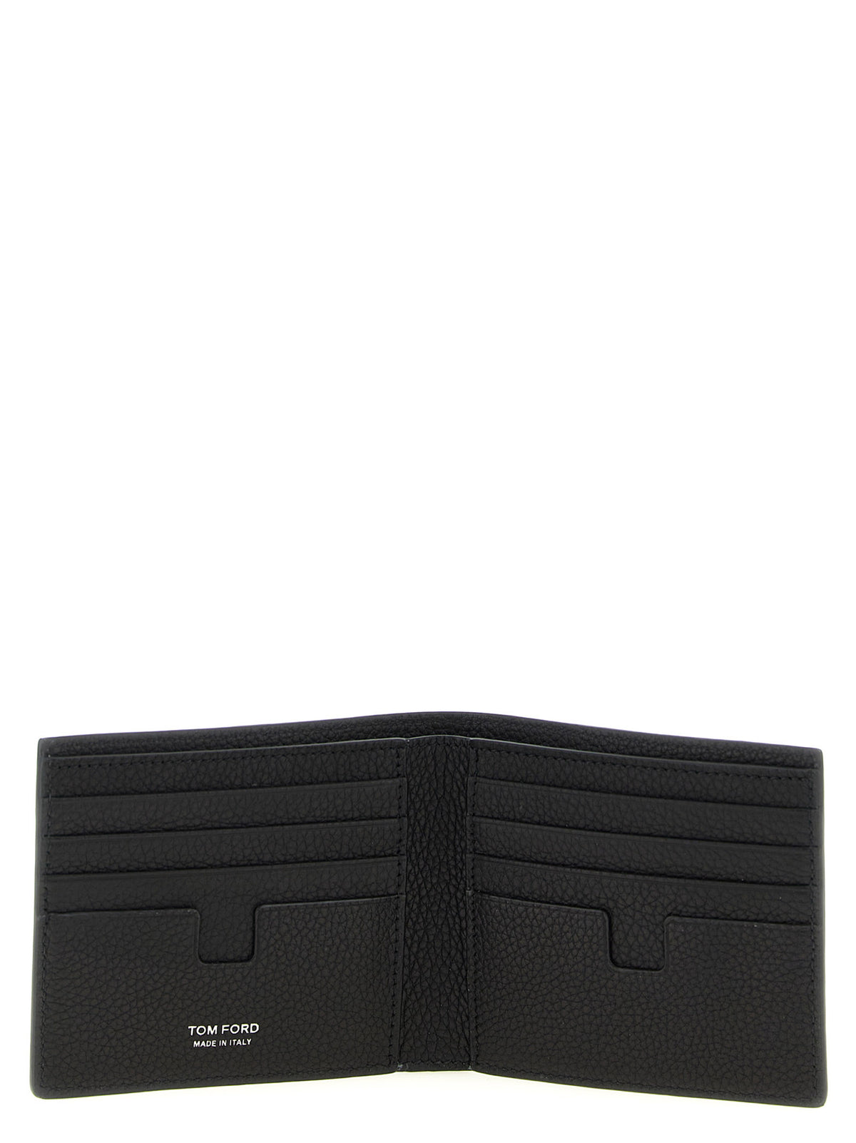 Tom Ford Schwarzes Kalbsleder Portemonnaie